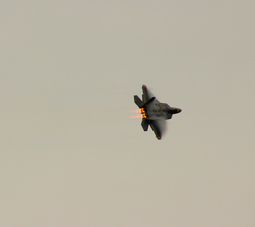 black and grey fire fighter plane