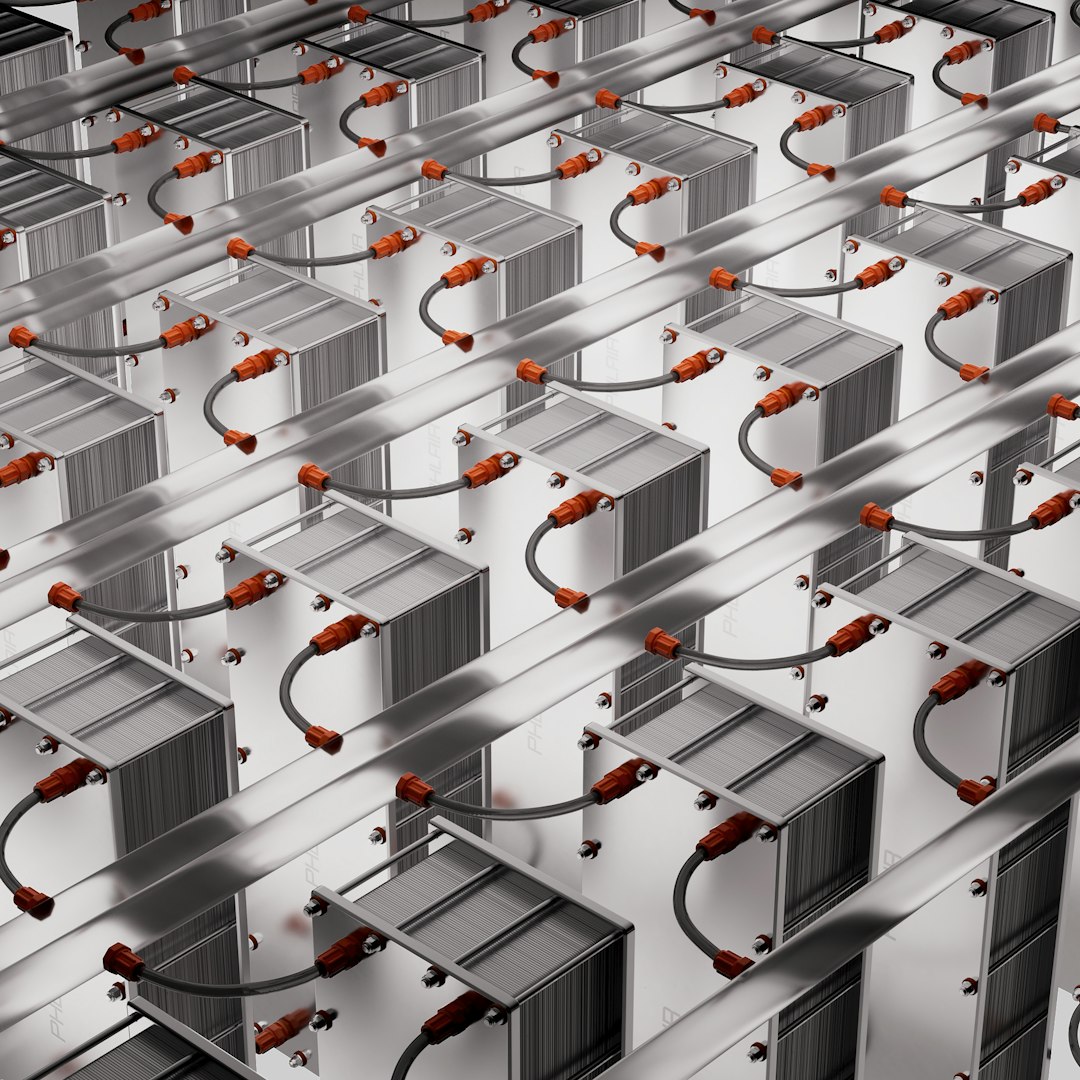 A large group of different types of batteries